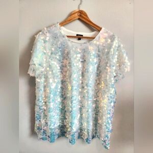 Torrid Abby Purple with Sequins Top